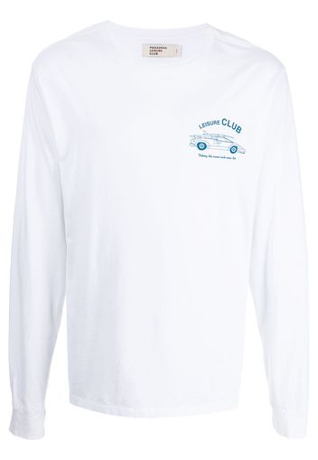 Pasadena Leisure Club T-shirt con stampa - Bianco