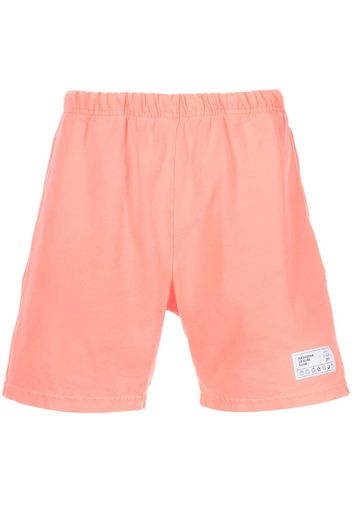 Pasadena Leisure Club logo-patch track shorts - Rosa