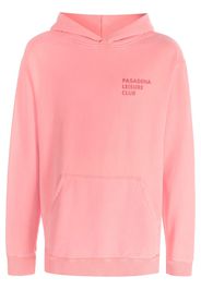 Pasadena Leisure Club logo-print pullover hoodie - Rosa