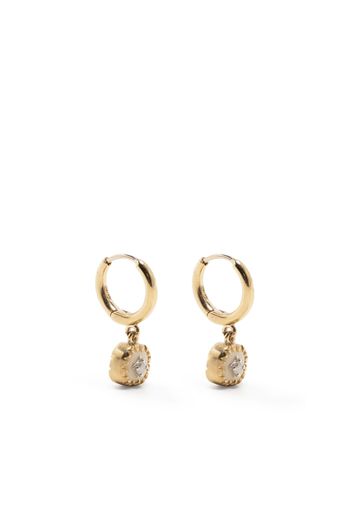 Pascale Monvoisin 9kt yellow gold Pierrot diamond drop earring - Oro