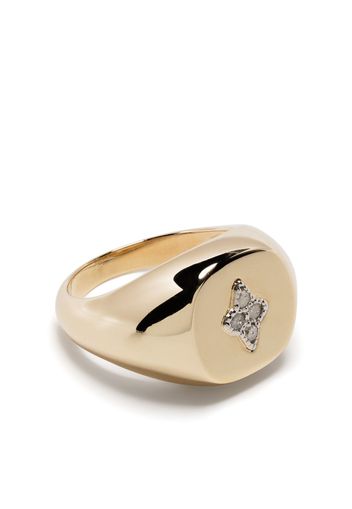 Pascale Monvoisin 9kt yellow gold Louise diamond signet ring