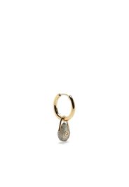 Pascale Monvoisin 9kt yellow gold Orso labradorite hoop earring - Oro