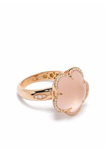 Pasquale Bruni 18kt rose gold Bon Ton quartz and diamond ring - Rosa