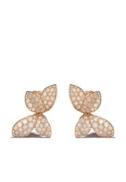 18kt rose gold Giardini Segreti diamond stud earrings