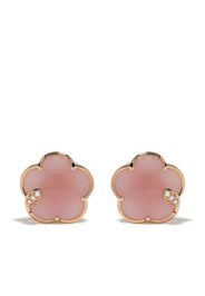 Orecchini Bon Ton in oro rosa 18kt con quarzo e diamante