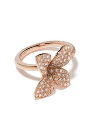 Anello in oro rosa 18kt Petit Garden con diamanti