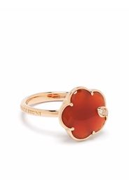 Pasquale Bruni 18kt rose gold Petit Joli carnelian and diamond ring - Rosa