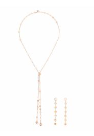 Pasquale Bruni Set orecchini e collana Luce, Light in Me Sautoir in oro rosa 18kt con diamanti