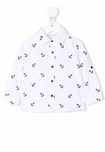 Patachou Camicia con stampa - Bianco