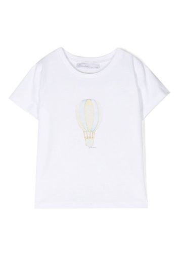 Patachou T-shirt Hot Air Balloon - Bianco