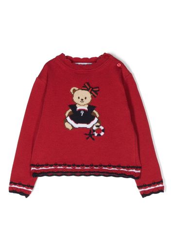 Patachou Maglione Teddy Bear - Rosso