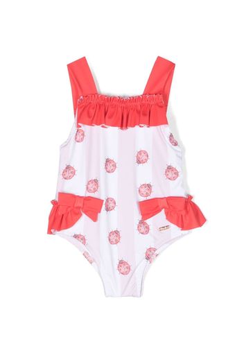 Patachou Costume intero con stampa - Rosa