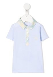 Patachou Polo con ricamo - Blu