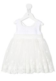 Patachou tulle empire dress - Bianco