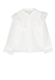 Patachou Blusa con ruches - Bianco