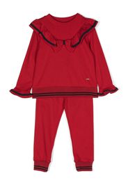 Patachou Set 2 pezzi con ruches - Rosso