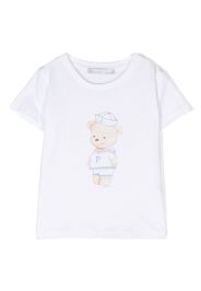 Patachou T-shirt Sailor Bear - Bianco