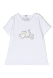 Patachou T-shirt Motorcycle - Bianco