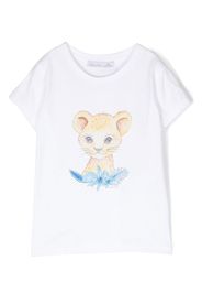 Patachou T-shirt con stampa - Bianco