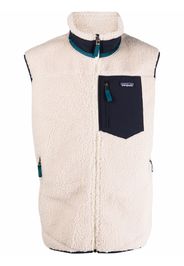 Patagonia shearling gilet - Toni neutri