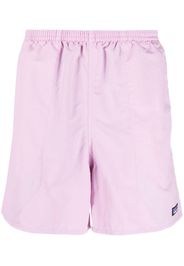 Patagonia logo-patch swim shorts - Viola