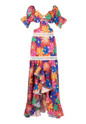 PatBO Aster Off-Shoulder Maxi Dress - Multicolore