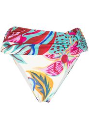 PatBO floral-print bikini bottoms - Verde