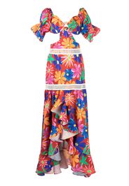 PatBO Aster Off-Shoulder Maxi Dress - Multicolore