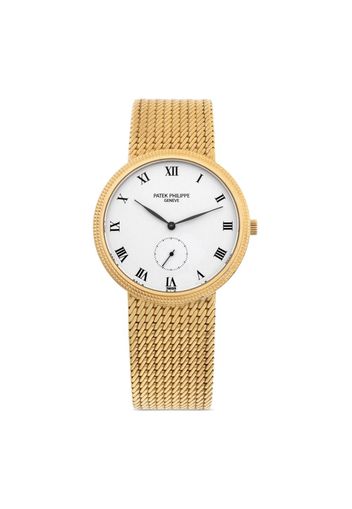 Patek Philippe pre-owned Calatrava 34mm - Bianco