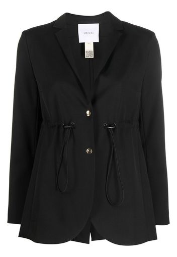 Patou Drawstring single-breasted blazer - Nero