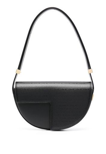 Patou Borsa tote con effetto lucido - Nero