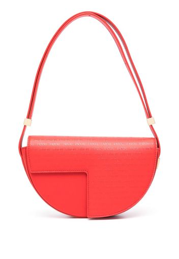 Patou Borsa tote con effetto lucido - Rosso