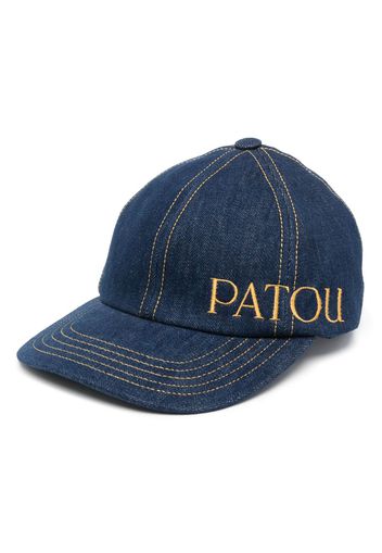 Patou Cappello da baseball con ricamo - Blu