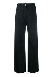 straight virgin wool trousers