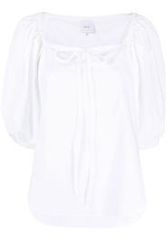 Patou tie-detail blouse - Bianco