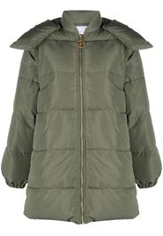 Patou detachable-sleeve puffer coat - Verde