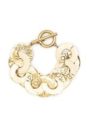 Patou logo-engraved coin bracelet - Oro