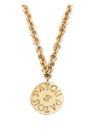 Patou coin pendant necklace - Oro