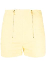 Patou double zip fastening tailored shorts - Giallo