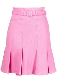 Patou belted high-waisted skirt - Rosa