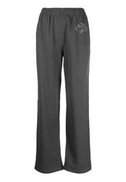 Patou logo-appliqué cotton track pants - Grigio