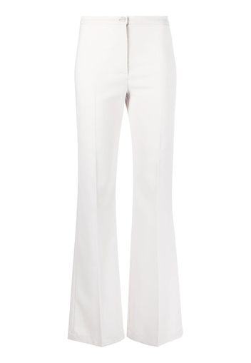 Patrizia Pepe flared high-waisted trousers - Toni neutri