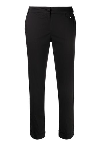 Patrizia Pepe slim-fit cropped trousers - Nero