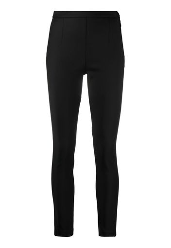 Patrizia Pepe side-fastened cigarette trousers - Nero