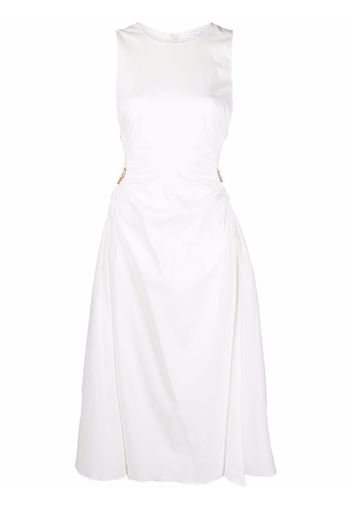 Patrizia Pepe abito essential cut-out dress - Bianco