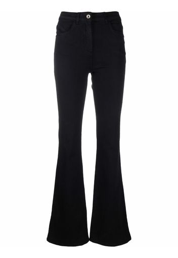 Patrizia Pepe high-rise flared jeans - Nero