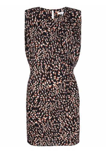 Patrizia Pepe animal print dress - Nero