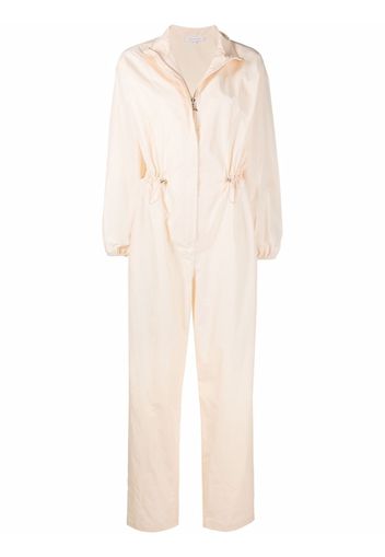 Patrizia Pepe drawstring-waist jumpsuit - Toni neutri