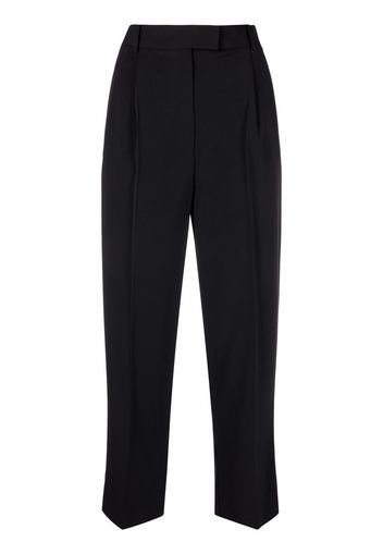 Patrizia Pepe cropped high-waisted trousers - Nero