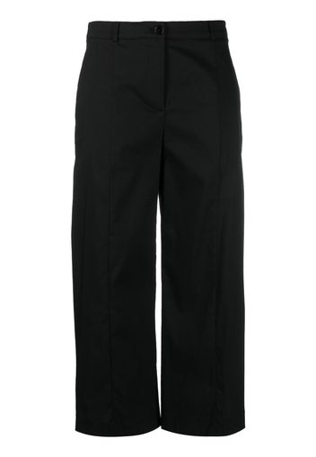 Patrizia Pepe Pantaloni a palazzo crop - Nero